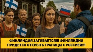 ФИНЛЯНДИЯ ЗАГИБАЕТСЯ!!! ФИНЛЯНДИИ ПРИДЕТСЯ ОТКРЫТЬ ГРАНИЦЫ С РОССИЕЙ!!!