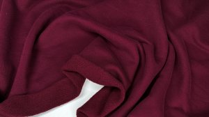 Футер 3-х нитка с микроначесом велюр эффект. Винный