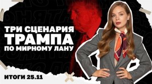 Три сценария Трампа по мирному плану, НАБУ обещает новые "пидозры" Итоги 25.11