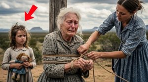 Бедная Мать-Одиночка Видит, Как Ее Семья Привязывает Пожилую Женщину К Столбу, И То, Что Она Обн