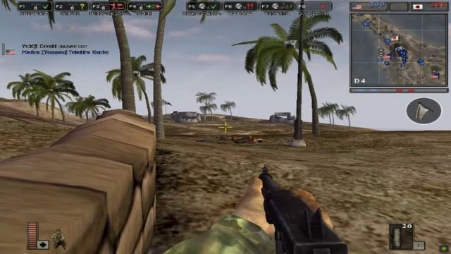 Battlefield 1942. Иводзима / Iwo Jima. Союзник / Allied.