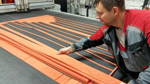 Высокоточная резка войлока на плоттере Zünd