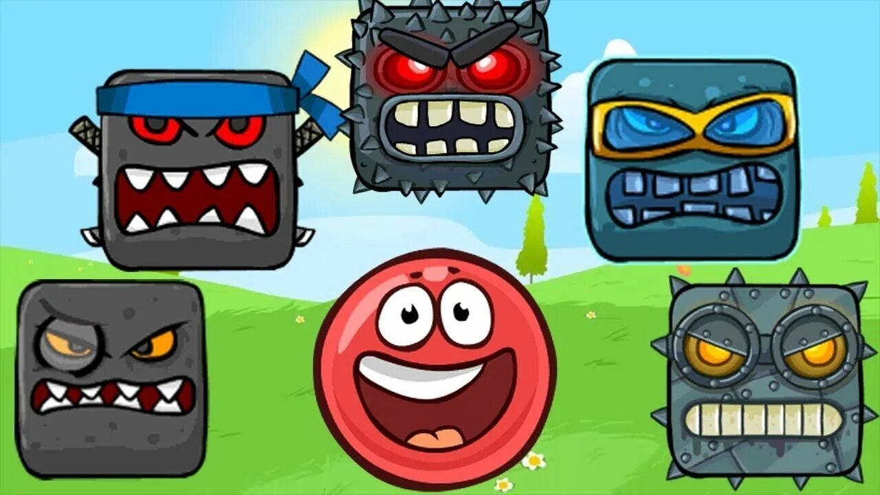 Red ball 4. Красный шарик 4.