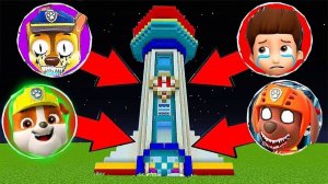 ЩЕНЯЧИЙ ПАТРУЛЬ БАЗА ЗАХВАЧЕНА РАЙДЕРОМ И ЩЕНКАМИ ИЗ ЩЕНЯЧЕГО ПАТРУЛЯ - БАНАНЧИК МАЙНКРАФТ