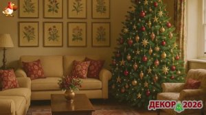 Как украсить дом и елку к Новому Году 2026 фото идеи для вдохновения 🎍🎄🎅🏼 (25)