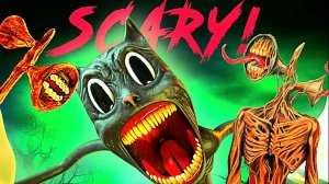 📢 СИРЕНОГОЛОВЫЙ 📢 - против КАРТУН КЭТА. SIREN HEAD vs CARTOON CAT.