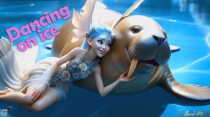 Фея  Цветов порхает на льду