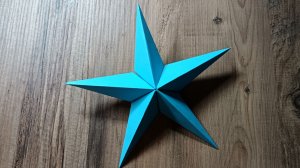 Звезда из бумаги. Как сделать объёмную пятиконечную звезду из квадратных листов. Самый легкий способ