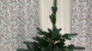 Искусственная елка на ножке Мальва 150 см зелено-голубая, ЛИТАЯ 100%, МВН-150