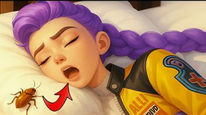 Руми охотница проглатывает таракана во сне. Странная ночь Руми