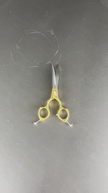 Ножницы для груминга TAA размер 5.85 yellow изогнутые