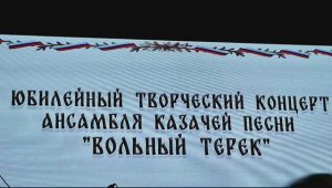 Творческий концерт ансамбля казачьей песни " Вольный Терек"г. Лермонтов.
