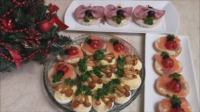 Самые БЫСТРЫЕ закуски за 5 МИНУТ.Закуски на Праздничный стол.Закуски на Праздник День Рождения