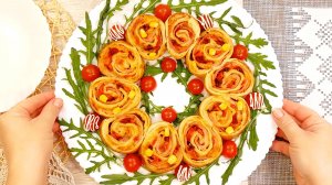 Минутная закуска на Новогодний стол - быстро, вкусно и красиво!