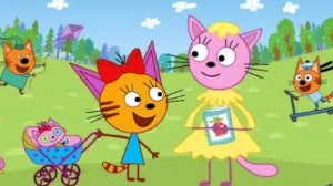 ТРИ КОТА. РАСКРАСКА С ТРЕМЯ КОТАМИ. МУЛЬТФИЛЬМ ИГРА.