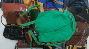 40412 Сумки винтаж кожаные, 21пак, borse 1/2, секонд (vintage/extra) оптом