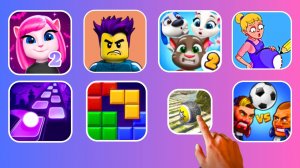 My Angela 2, 456 Prison Escape, Tom Friends 2, Draw Puzzle, Tiles Hop, Blok Blast!, Rollance