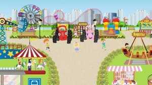 парк аттракционов в тракторенком🚜🚜🚜