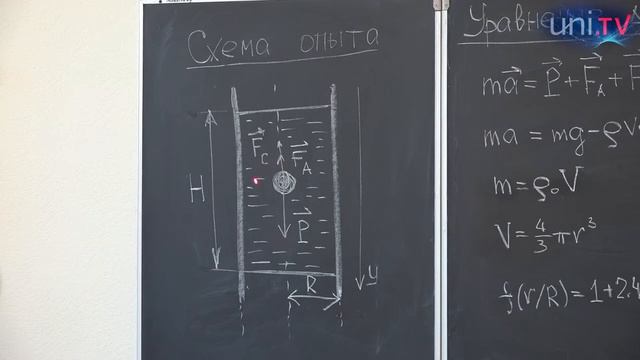 Определение коэффициента вязкости жидкости. Проверка закона Стокса