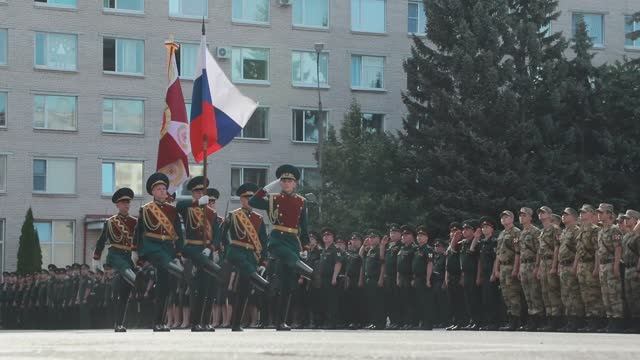 вручение оружия солдатам батальона 2025