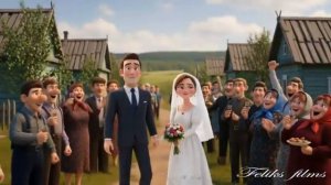СВАДЕБНАЯ Wedding Song Мультфильм по песне ВСВысоцкого