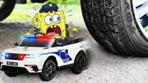 НЕЕЕТ! Экспериментальная машина против полицейской машины Губки Боба