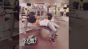 Жим лёжа. Владимир Курбатов. 120 кг.