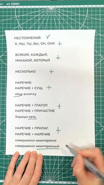 Местоименное наречие