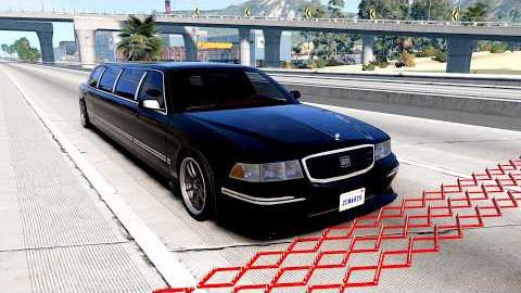 Массовое столкновение автомобилей на Спайк-Стрип – BeamNG Drive | CrashBoomPunk