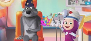 Маша и Медведь Мультфильм Игра Зубной врач