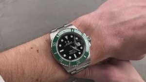 Обзор часов Rolex Submariner "Kermit" 2020 года выпуска, 41 мм, 126610LV