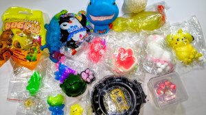 АСМР распаковка сквишей и антистрессы 💥 жмякаю Таба СКВИШИ 🫶🏻 режу СКВИШИ 🫶🏻