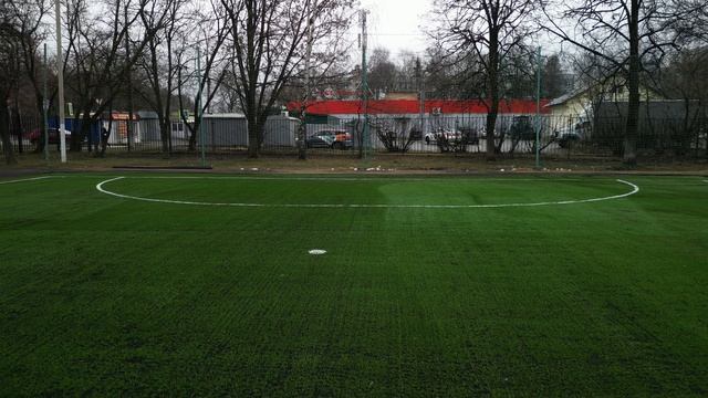 Строительство футбольного поля из искусственного газона DiaSport ProfiFotball для ДС"Юность" Щелково