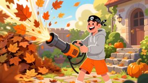 Игра про уборку листьев (и она великолепна)