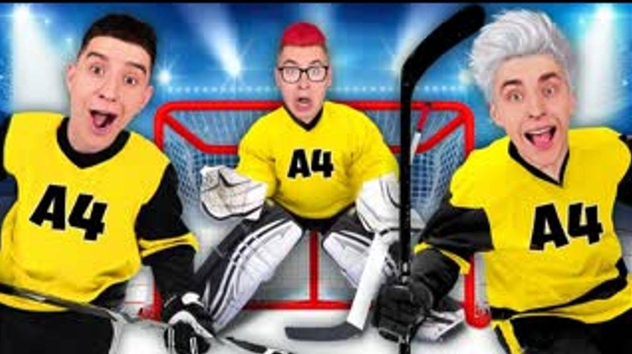 ВЛАД А4 - Стали ХОККЕИСТАМИ на 24 Часа ! А4