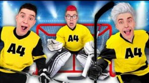 ВЛАД А4 - Стали ХОККЕИСТАМИ на 24 Часа !  А4
