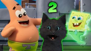 СУПЕР КОТ ПАТРИК и Губка Боб Квадратные Штаны Гиганты глубин #2 🐱  Демо версия