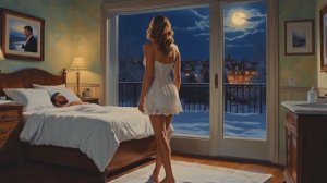 Ты дверь открыла, проскользнула... Музыкальный клип на стихи Андрея Субботина