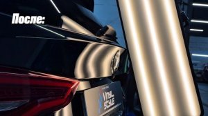 BMW X3 - ремонт вмятины на крышке багажника без покраски