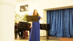 Ольга Сидоренко (Гужова) исполняет «В крови горит огонь желанья». Фортепиано — Александр Блок