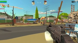 играю в чикен Ган в режимы батл-роялькомандный.