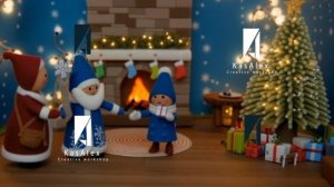 Новогодний футаж. Видео заставка.Новогодняя фоновая видео заставка.