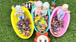 Мультики для девочек про 4 куколки. Ляльки в разноцветных ванночках.  Мультики для детей