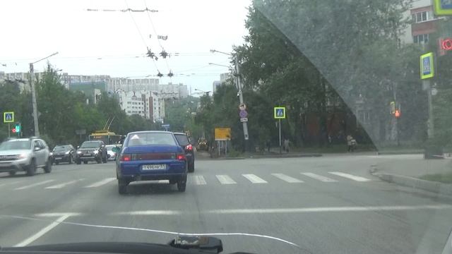 Мурманск По городу на такси часть 1