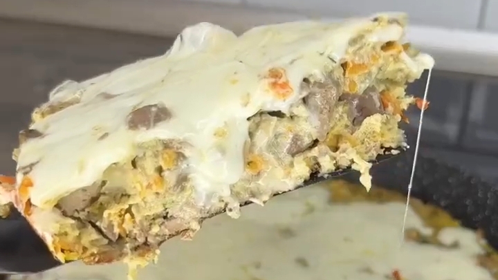 Вкуснейший Печёночный ПИРОГ...🥧🥩🍄😋    Рецепт ⤵️