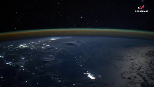Зрелищное полярное сияние глазами экипажа МКС