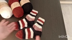 СП "Носочки с Таней 2025", отчёт ноября - история одних полосатиков 🧦