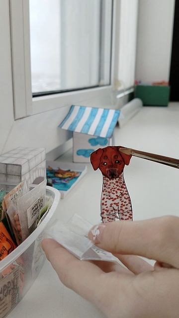 Команды которые мы выучили с бумажной собакой по имени Латте😍🤩🐶 смотреть онлайн