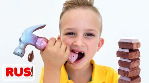 Ники и Влад и мега шоколадный челлендж для детей!