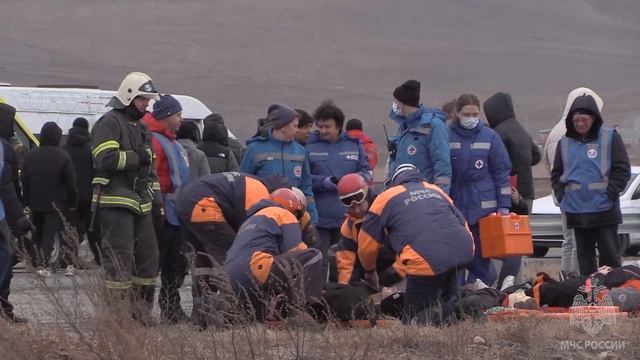 МЧС России провело масштабную тренировку на федеральной трассе Р-257